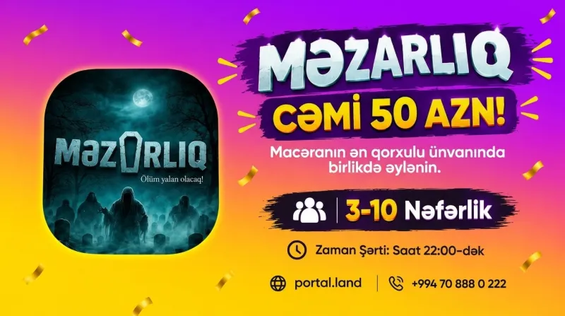 Məzarlıqda xüsusi fürsət!, Escape Room Game